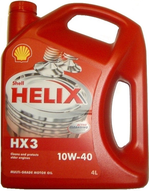 Моторное масло Shell Helix HX3 10W-40 4L Helix HX3 10W-40 4 л