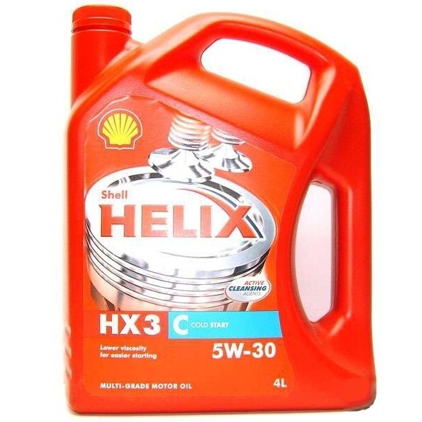Моторное масло Shell Helix HX3 C 5W-30 4L Helix HX3 C 5W-30 4 л