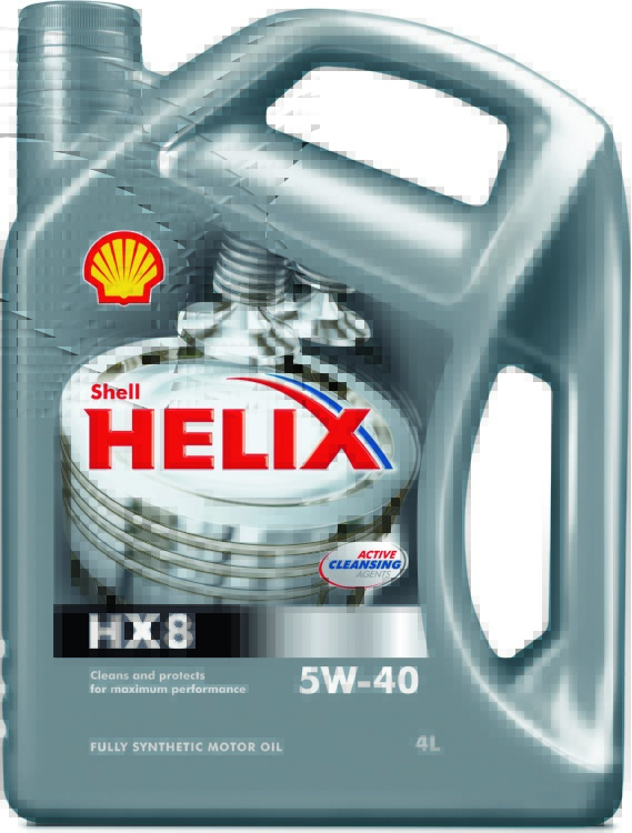 Моторное масло Shell Helix HX8 5W-40 4L Helix HX8 5W-40 4 л