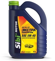 Моторное масло Sibi motor 4630002591013 Экстра Синтетик 5W-40 4 л