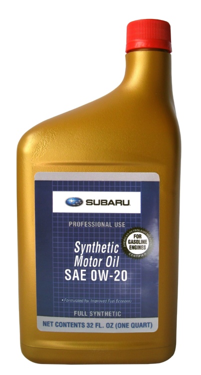 Моторное масло Subaru SOA868V9300 SYNTHETIC OIL 0W-20 0.946 л