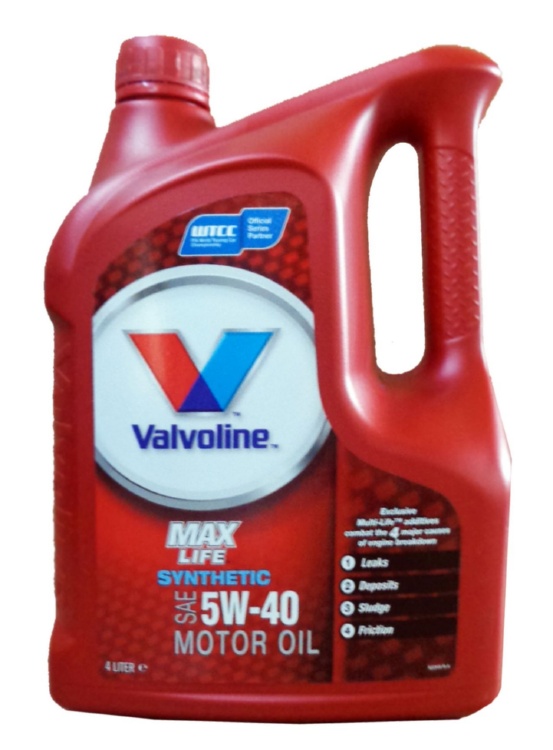 Моторное масло Valvoline 40671040 Maxlife Synthetic 5W-40 4 л