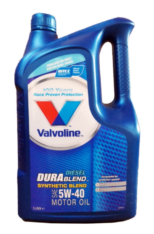 Моторное масло Valvoline 40672950 DuraBlend Diesel 5W-40 5 л