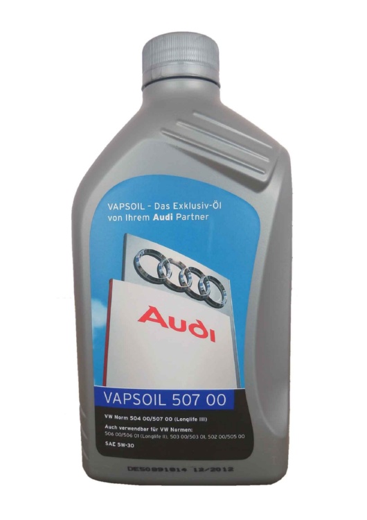 Моторное масло Vapsoil 600010323 LONGLIFE III 50700 Audi 5W-30 1 л