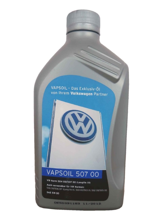 Моторное масло Vapsoil 600010327 LONGLIFE III 50700 VW 5W-30 1 л
