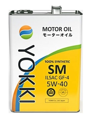 Моторное масло Yokki YFS540SM-4 SM ILSAC GF-4 5W-40 4 л