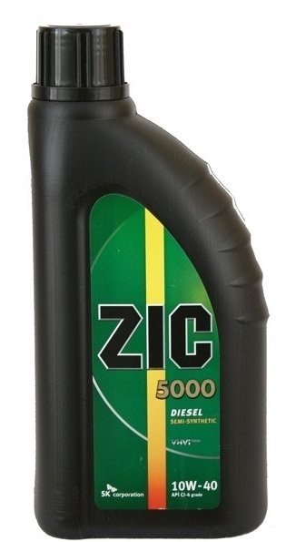 Моторное масло ZIC 5000 Diesel 10W-40 1 л