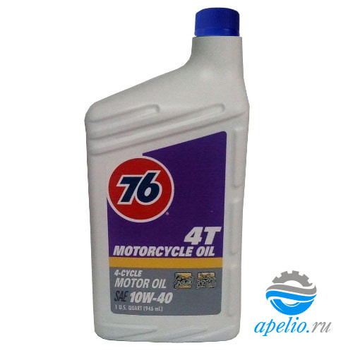 Моторное масло 76 075731332256 4T Motorcycle Oil 10W-40 10W-40 0.946 л