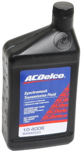 Трансмиссионное масло AC Delco 10-4006 SYNCHROMESH TRANSMISSION FLUID  0.946 л