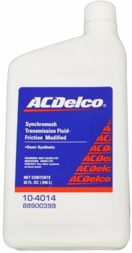 Трансмиссионное масло AC Delco 10-4014 Synchromesh Transmission Fluid NV 1500  0.946 л