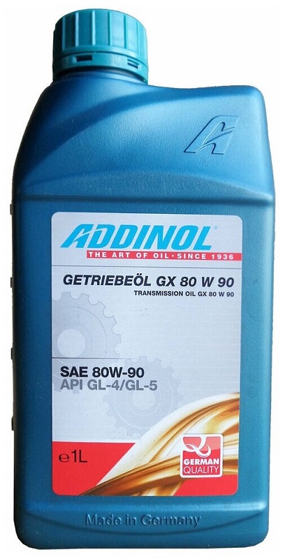 Трансмиссионное масло Addinol 4014766070975 Getriebeol GX 80W-90 1 л