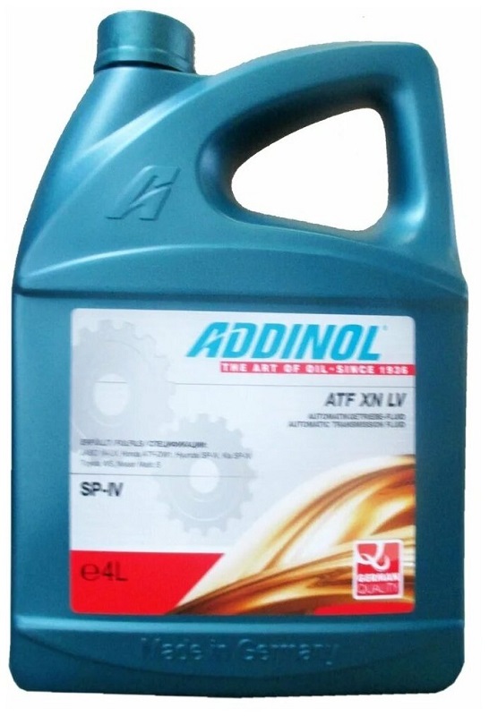 Трансмиссионное масло Addinol 4014766251046 ATF XN LV  4 л