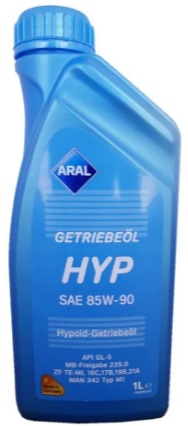 Трансмиссионное масло Aral 14257 Getriebeol HYP 85W-90 1 л