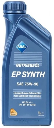 Трансмиссионное масло Aral 25467 Getriebeoel EP Synth 75W-90 1 л