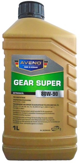 Трансмиссионное масло Aveno 3022040-001 Gear Super 80W-90 1 л