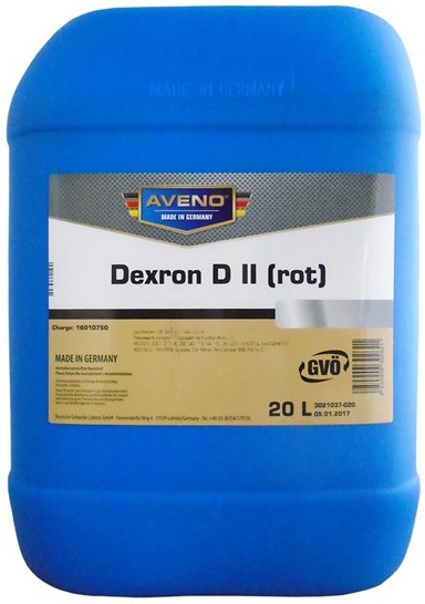 Трансмиссионное масло Aveno 3021037-020 ATF Dexron II D  20 л