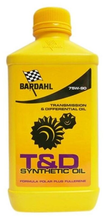 Трансмиссионное масло Bardahl 425140 T&D SYNTHETIC OIL 75W-90 1 л
