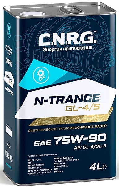 Трансмиссионное масло C.N.R.G. CNRG-039-0004 N-Trance GL-4/5 75W-90 4 л