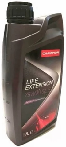 Трансмиссионное масло Champion Oil 8204104 LIFE EXTENSION 75W80 GL 5 75W-80 1 л