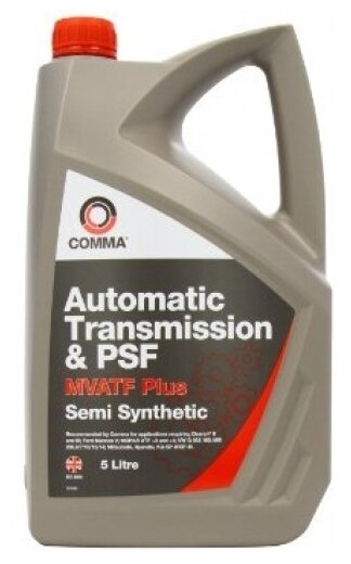Трансмиссионное масло Comma MVATF5L Multi-vehicle ATF and PSF  5 л