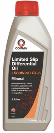 Трансмиссионное масло Comma LS80W901L Gear Oil Limited Slip 80W-90 1 л