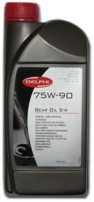Трансмиссионное масло Delphi 25067150 GEAR OIL 5/4 75W-90 1 л
