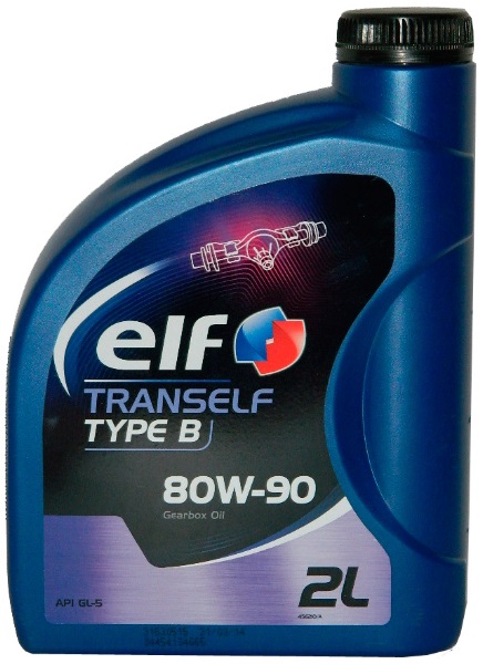 Трансмиссионное масло Elf 194731 TRANSELF TYPE B 80W-90 2 л