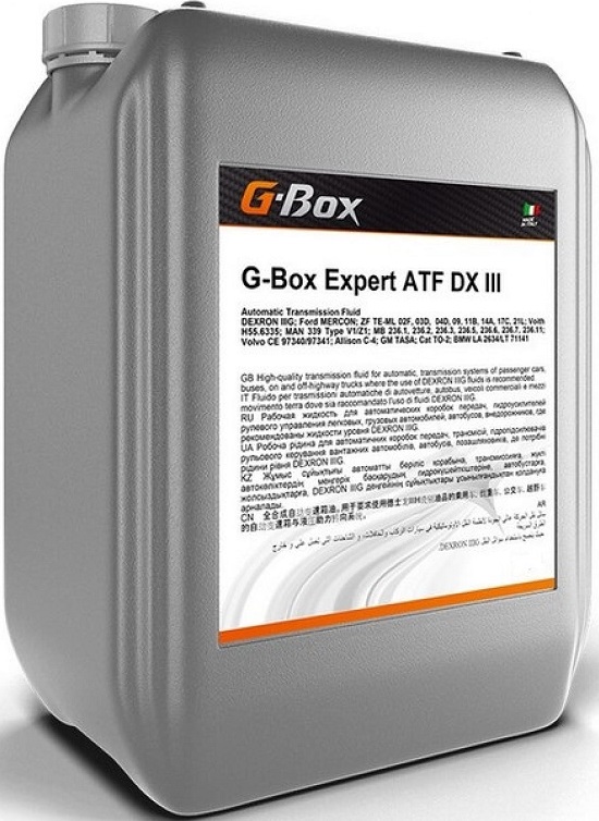 Трансмиссионное масло G-box 4650063111920 Expert ATF DX III  20 л