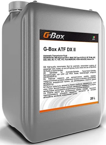 Трансмиссионное масло G-box 4630002597893 ATF DX II  20 л