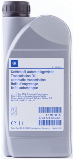 Трансмиссионное масло General Motors 93740335 GM OIL-A/T  1 л