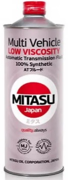 Трансмиссионное масло Mitasu MJ-325-1 LOW VISCOSITY MV ATF  1 л