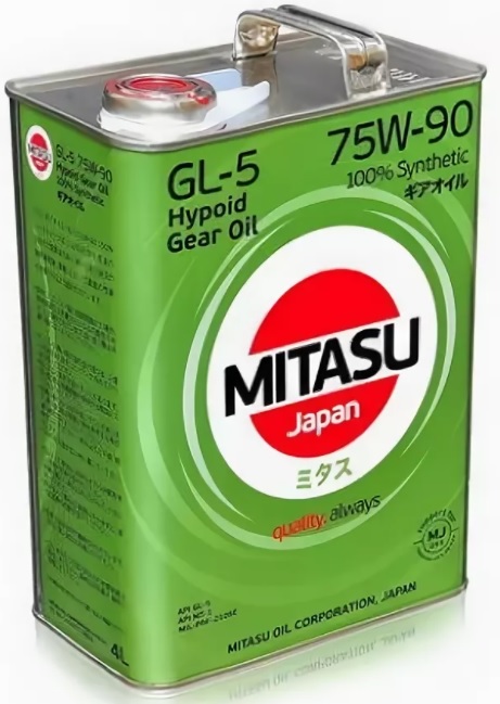 Трансмиссионное масло Mitasu MJ-410-4 Gear Oil 75W-90 4 л