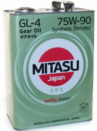 Трансмиссионное масло Mitasu MJ-443-4 Gear Oil 75W-90 4 л