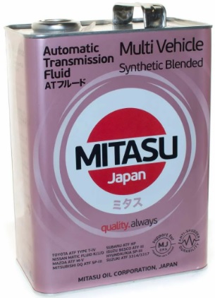 Трансмиссионное масло Mitasu MJ-323-4 MULTI VEHICLE ATF  4 л