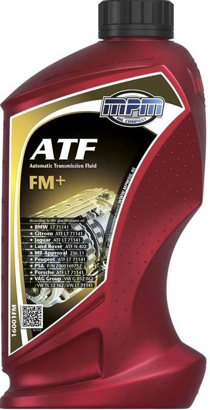 Трансмиссионное масло MPM Oil 16001FM ATF FM+  1 л