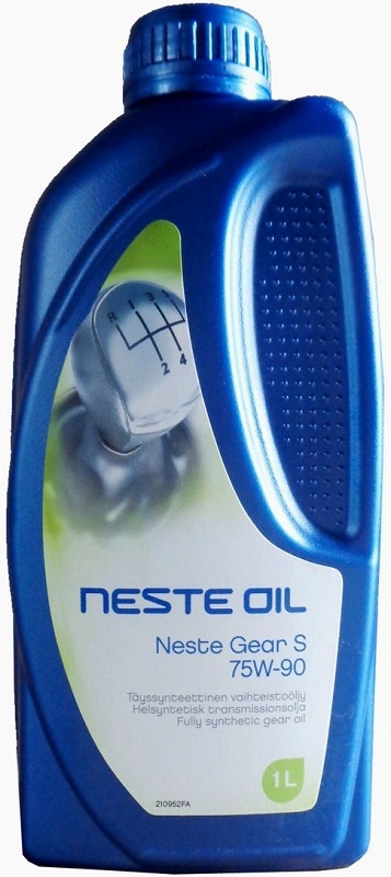 Трансмиссионное масло Neste 210952 GEAR S 75W-90 1 л