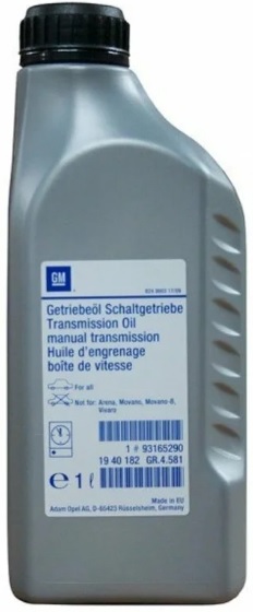 Трансмиссионное масло Opel 19 40 182 GM  1 л