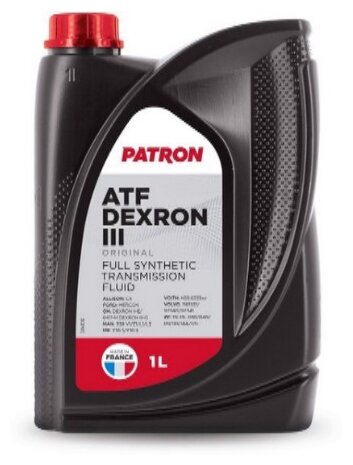Трансмиссионное масло Patron ATF DEXRON III 1L ORIGINAL  1 л