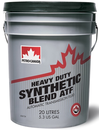 Трансмиссионное масло Petro-Canada PCHDATFP20 Heavy Duty Synthetic Blend ATF 10W 20 л