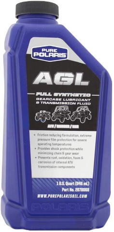 Трансмиссионное масло Polaris 2878068 AGL - Full Synthetic Gearcase Lubricant and Transmission Fluid  0.946 л