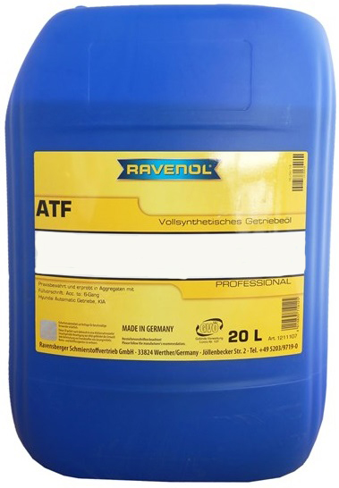 Трансмиссионное масло Ravenol 4014835847873 ATF M 9-G Serie  20 л