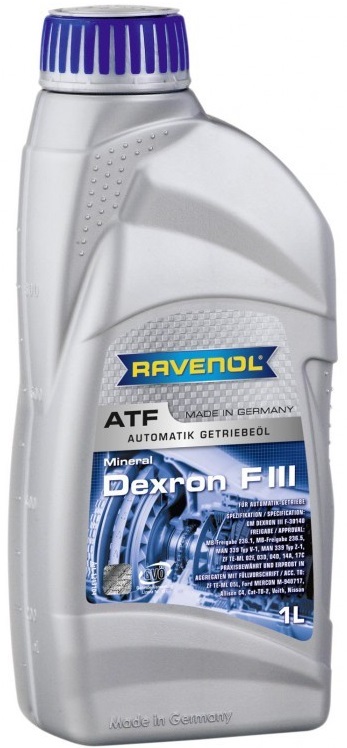 Трансмиссионное масло Ravenol 1213104-001-01-999 atf dexron f iii   1 л