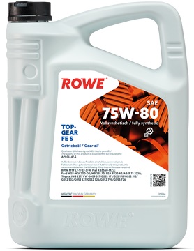 Трансмиссионное масло Rowe 25066-538-03 Hightec Topgear FE S 75W-80 5 л