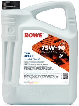 Трансмиссионное масло Rowe 25002-538-03 Hightec Topgear S 75W-90 5 л
