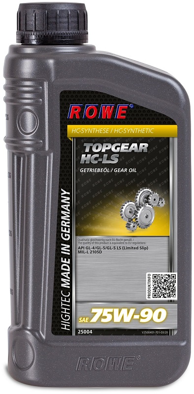 Трансмиссионное масло Rowe 25004-0010-03 Hightec Topgear HC-LS 75W-90 1 л