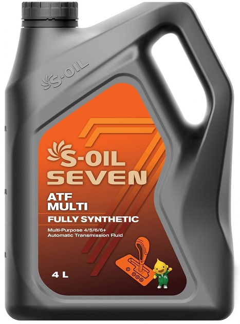 Трансмиссионное масло S-Oil ATF-MULTI_04 Seven ATF-Multi  4 л