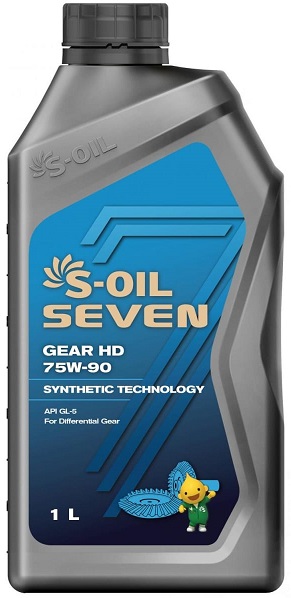 Трансмиссионное масло S-Oil DHD75W90_01 HD 75W-90 1 л