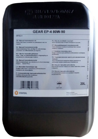 Трансмиссионное масло Statoil 1000469 Gear EP-4 80W-90 20 л