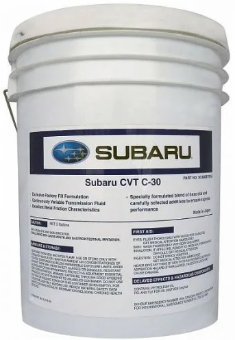 Трансмиссионное масло Subaru SOA868V9245 CVT C-30 Oil  18.9 л