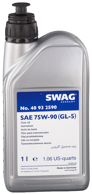 Трансмиссионное масло SWAG 40 93 2590 75W-90  1 л